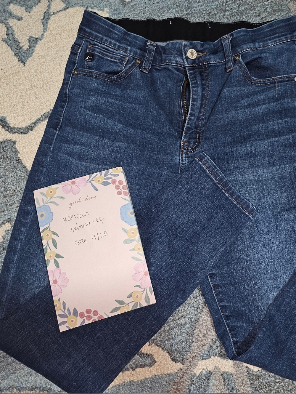 Women’s Dark Blue Stretch Jeans Kancan